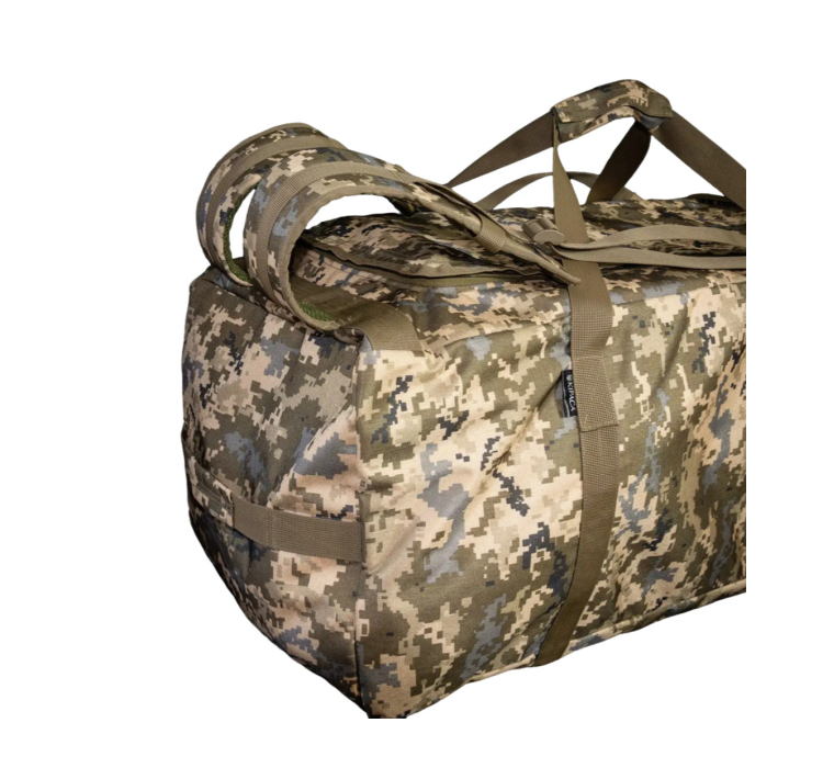 Рюкзак баул 130 літрів Kirasa кордура піксель (Арт KI954) Рюкзак баул 130 літрів Kirasa кордура піксель (Арт KI954)