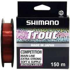 жилка Shimano Trout Competition Mono 150m 0.12mm 1.29kg Red