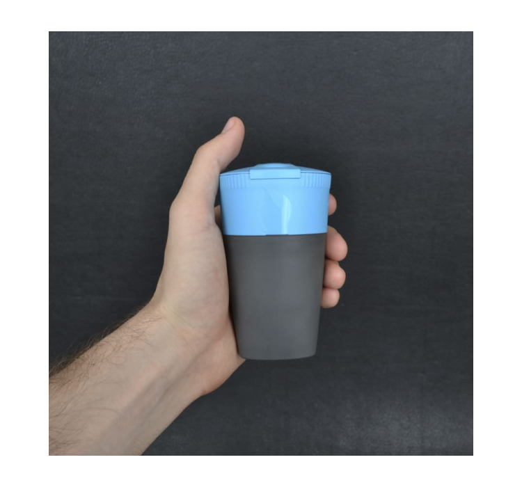 Стакан складний LIGHT MY FIRE Pack-up-Cap (0.26л), блакитний - 6 Стакан складний LIGHT MY FIRE Pack-up-Cap (0.26л), блакитний - 6