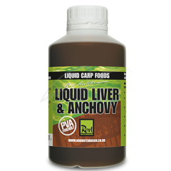 Ліквід Rod Hutchinson Liver Liquid & Anchovy Liquid Carp Food 500 мл