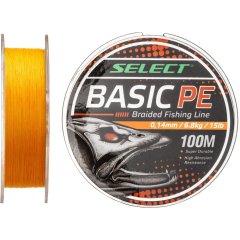 Шнур Select Basic PE 100m (оранж.) 0.14mm 15lb/6.8kg