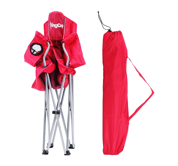 Шезлонг KingCamp Arms Chairin Steel (KC3818) Red - 4 Шезлонг KingCamp Arms Chairin Steel (KC3818) Red - 4