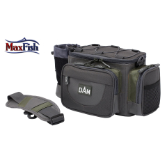 Сумка DAM Small Hip and Shoulder Bag для риболовлі багатофункціональна+2коробки 35x17х18см