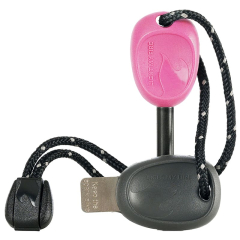 2 в 1 - кресало + свисток LIGHT MY FIRE Swedish FireSteel Scout фуксія, блістер