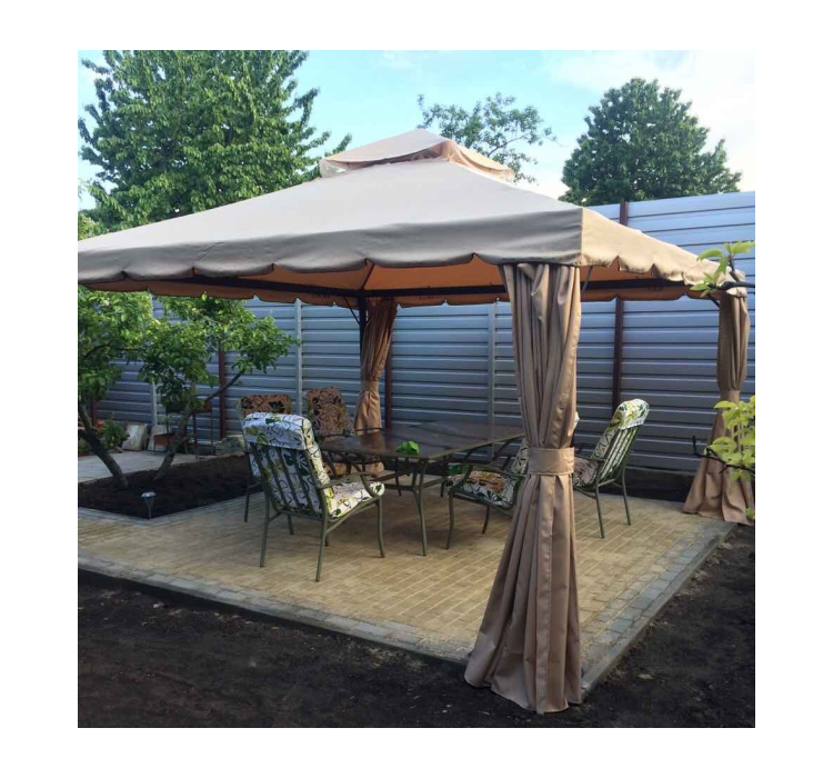 Шатро для садового павільйону Ranger Отрада 3х3 м (Арт. RA 7722) Шатро для садового павільйону Ranger Отрада 3х3 м (Арт. RA 7722)