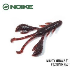 Силиконовая приманка Noike Mighty Mama 2.8" (7 шт.) Anton103 Dark Red)