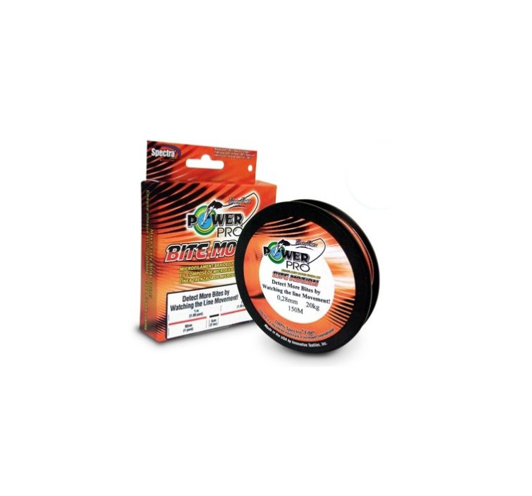 Шнур Power Pro Bite Motion 150m Orange Black 0.15mm 20lb/9kg - 1 Шнур Power Pro Bite Motion 150m Orange Black 0.15mm 20lb/9kg - 1