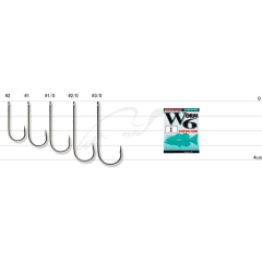 Крючок Decoy Worm6 Super Fine #2 (9 шт/уп)