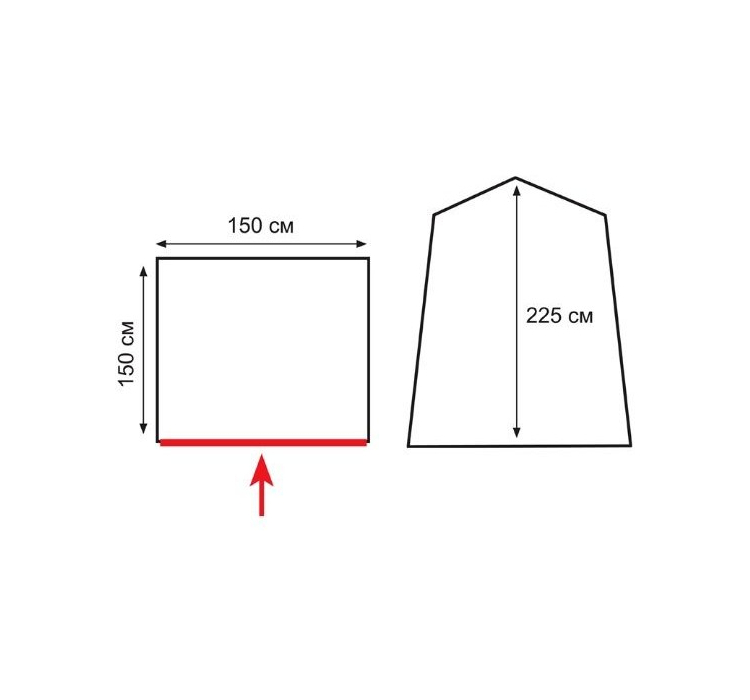 Намет Totem Privat (душ/туалет) - 2 Намет Totem Privat (душ/туалет) - 2