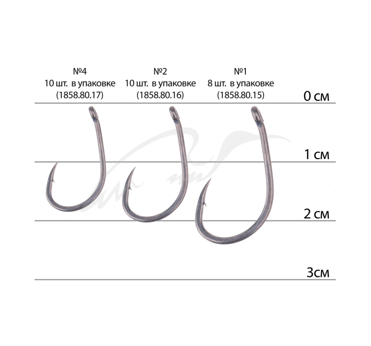 Крючок Brain Snagger #1 (8 шт/уп) - 3 Крючок Brain Snagger #1 (8 шт/уп) - 3