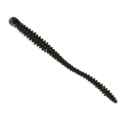 Силиконовая приманка Nomura Glitter Rib Worm (їстівний) 120 мм 3,5 г. цвет 080 (white glitter) 6 шт.