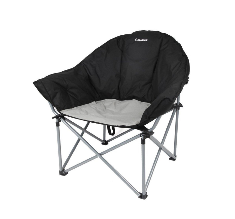 Лежак KingCamp Heavy duty steel folding chair (KC3976) Black/grey - 1 Лежак KingCamp Heavy duty steel folding chair (KC3976) Black/grey - 1