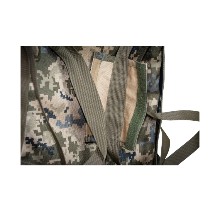 Рюкзак баул 130 літрів Kirasa кордура піксель (Арт KI954) Рюкзак баул 130 літрів Kirasa кордура піксель (Арт KI954)