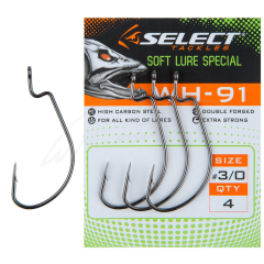 Крючок Select WH-91 #4/0 (4 шт/уп)