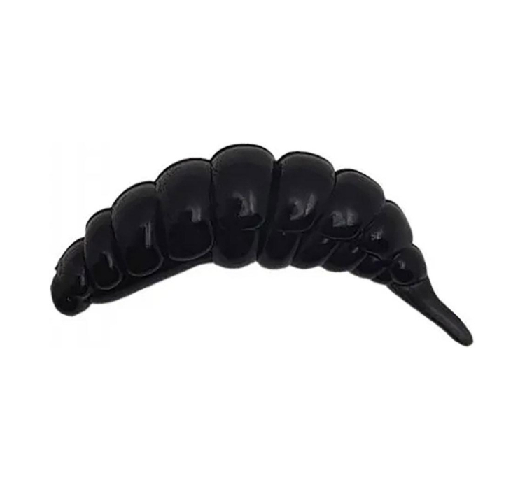 Силиконовая приманка FishUP Ozi 1.2"" cheese taste #101 - Black (10шт/уп) - 1 Силиконовая приманка FishUP Ozi 1.2"" cheese taste #101 - Black (10шт/уп) - 1