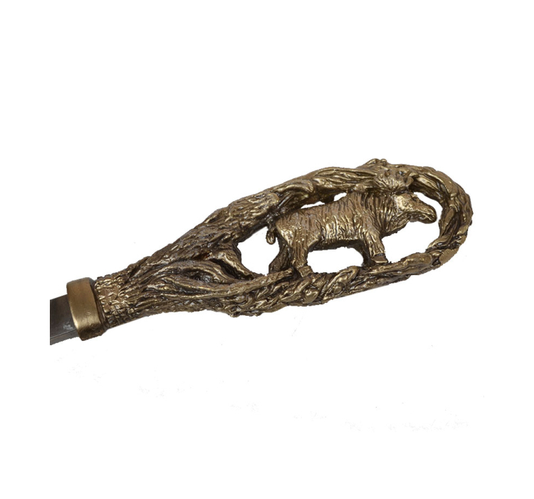 Набор шампуров ручной работы Мастер-Крами На охоте , рукоять бронза (3х10мм, 60см), 6 шт. в кож. колчане - 8 Набор шампуров ручной работы Мастер-Крами На охоте , рукоять бронза (3х10мм, 60см), 6 шт. в кож. колчане - 8