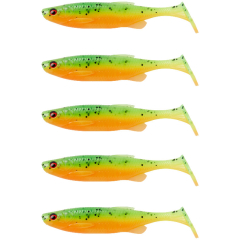 Силиконовая приманка Savage Gear Fat Minnow T-Tail 105 mm 11.0 g Firecracker (5 шт./пач.)