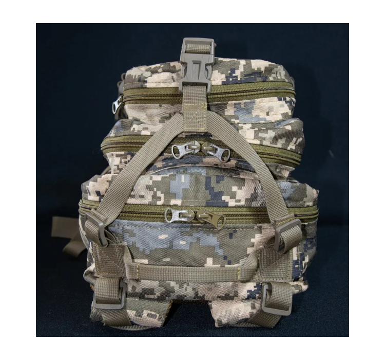 Рюкзак тактичний 35 літрів Kirasa кордура піксель (Арт KI940) Рюкзак тактичний 35 літрів Kirasa кордура піксель (Арт KI940)