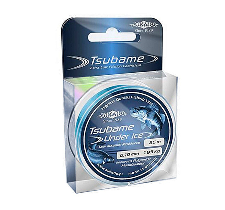 Жилка Mikado Tsubame Under Ice 30м 0,20мм 5,20кг (світло-блакитний) - 1 Жилка Mikado Tsubame Under Ice 30м 0,20мм 5,20кг (світло-блакитний) - 1
