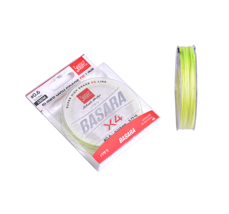 Шнур Lucky John Basara 150м 0,113мм Light Green - 1 Шнур Lucky John Basara 150м 0,113мм Light Green - 1