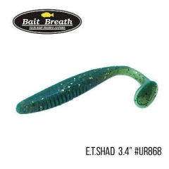 Силіконова приманка Bait Breath E.T.Shad 2.8" (8 шт.) (Ur868 Motoroil-EX)