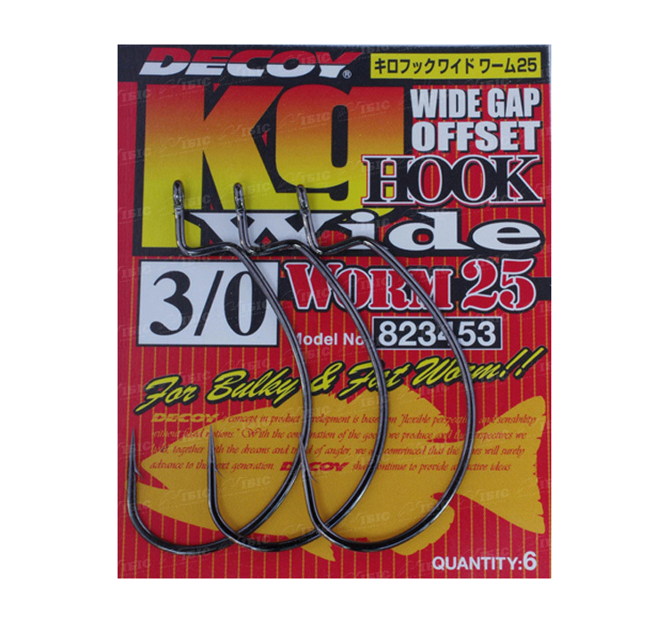 Гачок Decoy Worm25 Hook Wide #2 (8 шт/уп) - 1 Гачок Decoy Worm25 Hook Wide #2 (8 шт/уп) - 1