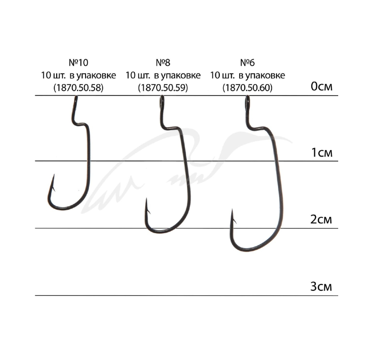 Гачок Select MJ-1 #8 (10 шт/уп) - 3 Гачок Select MJ-1 #8 (10 шт/уп) - 3