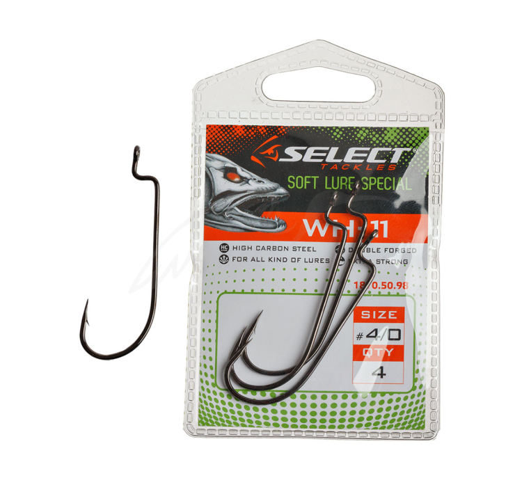 Гачок Select WH-11 #4/0 (4 шт/уп) - 1 Гачок Select WH-11 #4/0 (4 шт/уп) - 1