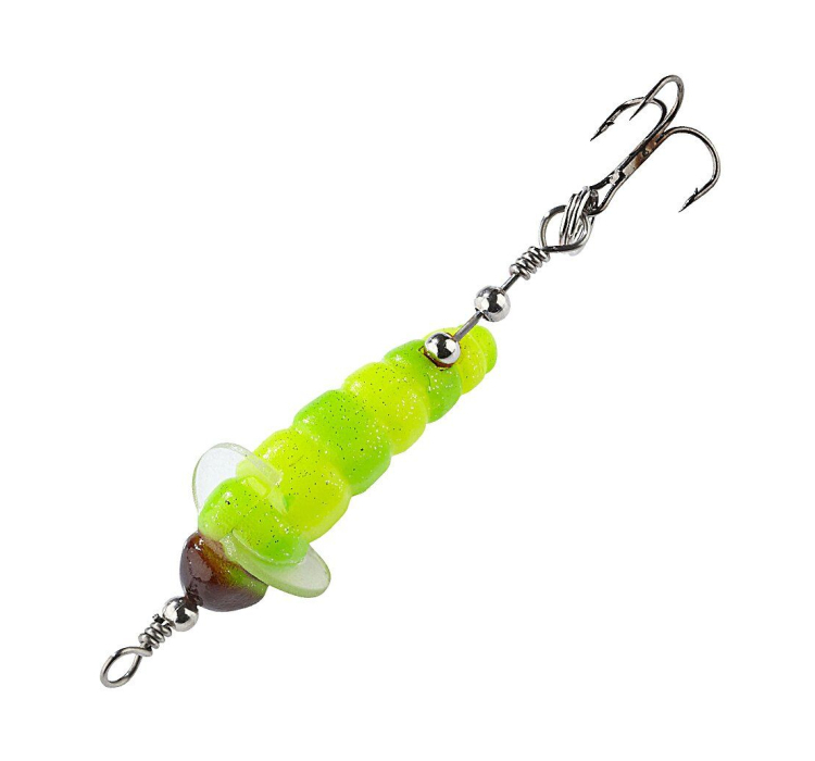 Воблер Balzer UV Spining Maggot yellow-green 4см. 2.5гр. - 1 Воблер Balzer UV Spining Maggot yellow-green 4см. 2.5гр. - 1