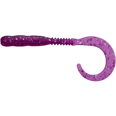 Силіконова приманка Reins Curly Curly 428 Purple Dynamite (15 шт./пач.)