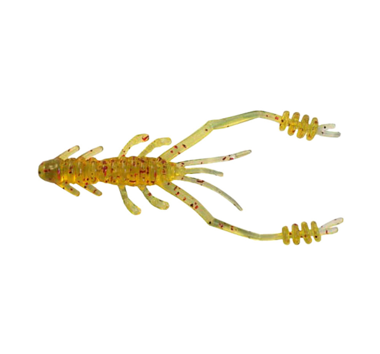 Силіконова приманка Reins Ring Shrimp 2" 566 Motor Oil Red Flake (12 шт./пач.) - 1 Силіконова приманка Reins Ring Shrimp 2" 566 Motor Oil Red Flake (12 шт./пач.) - 1