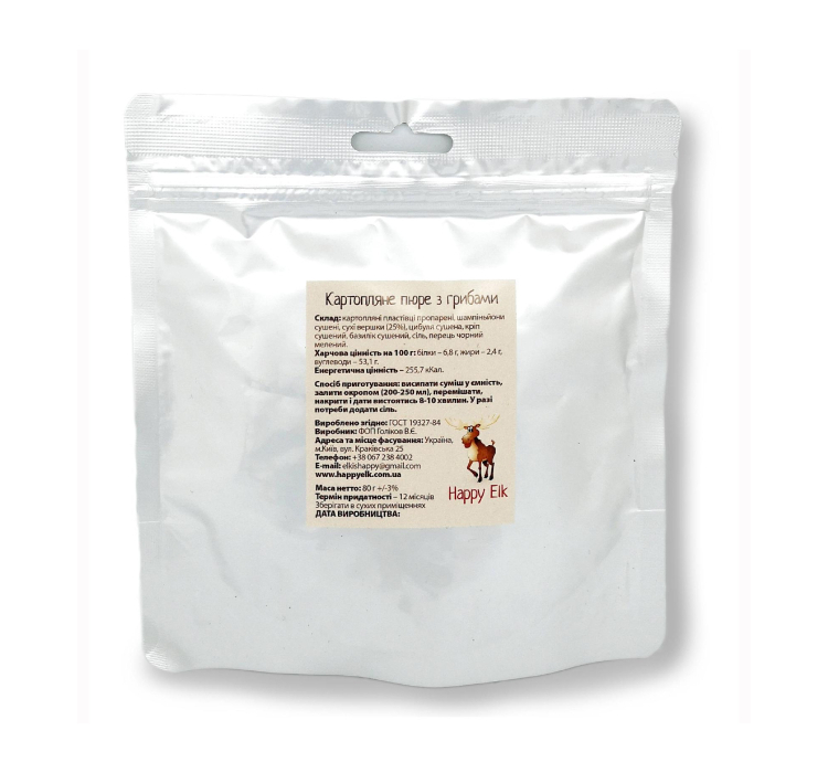 Картопляне пюре з грибами Happy Elk - 1 Картопляне пюре з грибами Happy Elk - 1