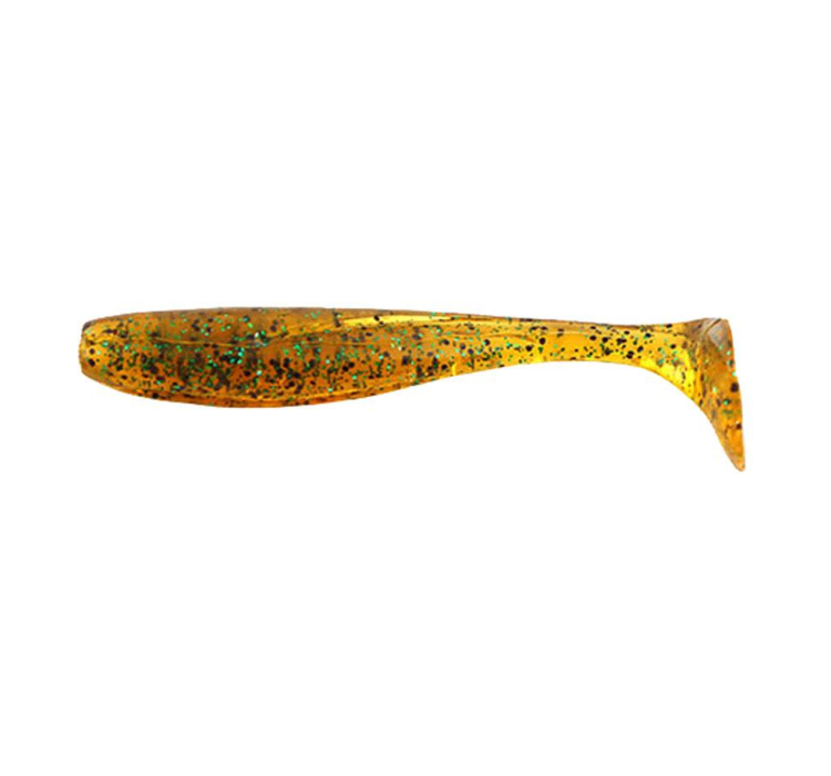 Силіконова приманка FishUP Wizzle Shad 5"" #036 Caramel/Green & Black (4шт/уп) - 1 Силіконова приманка FishUP Wizzle Shad 5"" #036 Caramel/Green & Black (4шт/уп) - 1
