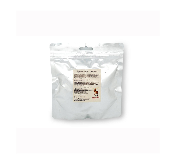 Гречана каша з грибами Happy Elk - 1 Гречана каша з грибами Happy Elk - 1