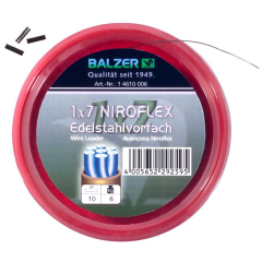 Поводочный стальной материал 1х7 Balzer +10обж.труб. 10м. 9кг. (коричневый)