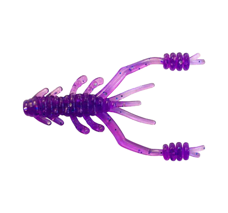 Силиконовая приманка Reins Ring Shrimp 2" 567 Lilac Silver & Blue Flake (12 шт./пач.) - 1 Силиконовая приманка Reins Ring Shrimp 2" 567 Lilac Silver & Blue Flake (12 шт./пач.) - 1