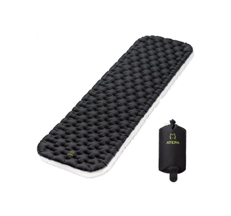 Надувний карімат Atepa COMFORT LIGHT (AM1902) BLACK - 2 Надувний карімат Atepa COMFORT LIGHT (AM1902) BLACK - 2