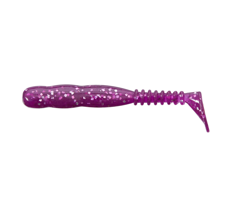 Силиконовая приманка Reins Rockvibe Shad 2" 428 Purple Dynamite (20 шт./пач.) - 1 Силиконовая приманка Reins Rockvibe Shad 2" 428 Purple Dynamite (20 шт./пач.) - 1