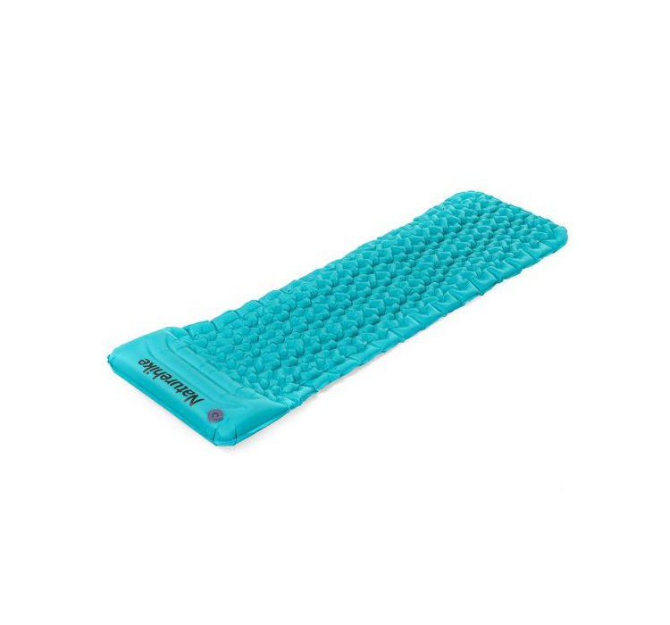 Одинарний надувний матрац з подушкою Nature Hike ULTRALIGH TPU 185x54x3см. Вага 460гр, синій - 2 Одинарний надувний матрац з подушкою Nature Hike ULTRALIGH TPU 185x54x3см. Вага 460гр, синій - 2