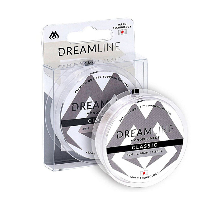 Леска Mikado Dreamline Classic 30м 0,14мм 2,94кг (прозрачная) 1шт. - 1 Леска Mikado Dreamline Classic 30м 0,14мм 2,94кг (прозрачная) 1шт. - 1