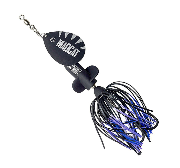 Блешня-вертушка на сома з пропелером DAM MADCAT A-STATIC SCREAMING SPINNER 65G / BLACK DEVIL - 1 Блешня-вертушка на сома з пропелером DAM MADCAT A-STATIC SCREAMING SPINNER 65G / BLACK DEVIL - 1