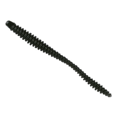 Силиконовая приманка Nomura Glitter Rib Worm (їстівний) 120 мм 3,5 г. цвет 004 (black shiner back) 6 шт.