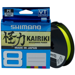 Шнур Shimano Kairiki 8 PE (Yellow) 150м 0.19мм 12.0kg