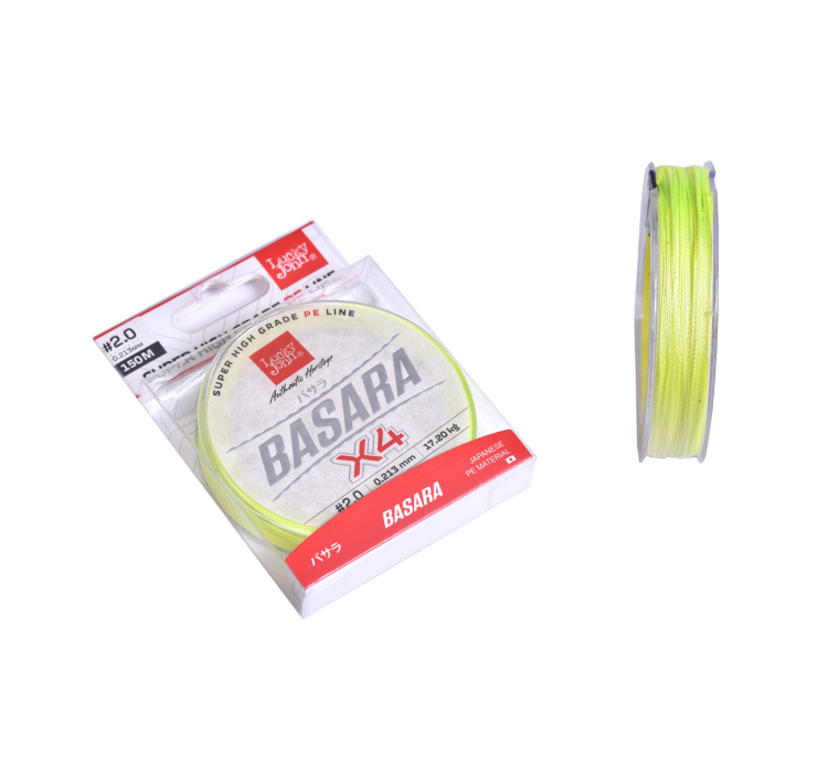 Шнур Lucky John Basara 150м 0,213мм Light Green - 1 Шнур Lucky John Basara 150м 0,213мм Light Green - 1