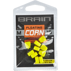 Кукурудза Brain Fake Floating Corn Non Flavoured Розмір-M ц:жовтий флуоресцентний