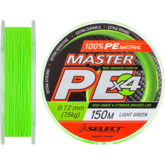 Шнур Select Master PE 150м (салат.) 0.12мм 15кг