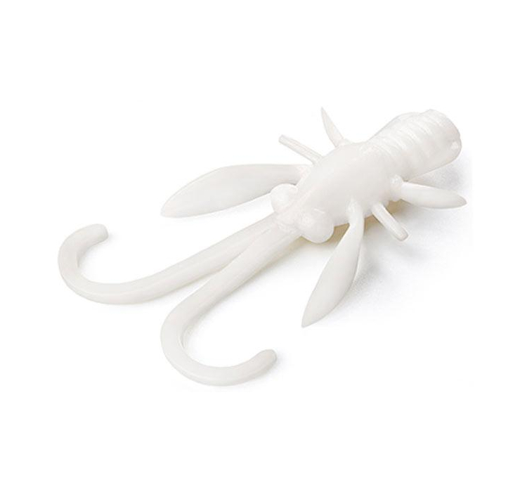 Силиконовая приманка FishUP Baffi Fly 1.5"" cheese taste #009 - White (10шт/уп) - 1 Силиконовая приманка FishUP Baffi Fly 1.5"" cheese taste #009 - White (10шт/уп) - 1