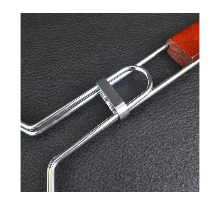 Решітка для гриля подвійна GRILL ME BQ-022 (44х25см), хромована - 4 Решітка для гриля подвійна GRILL ME BQ-022 (44х25см), хромована - 4