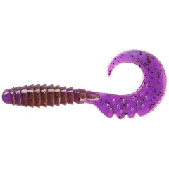 Силіконова приманка FishUP Fancy Grub 2.5"" #016 - Lox/Green & Black (10шт/уп)